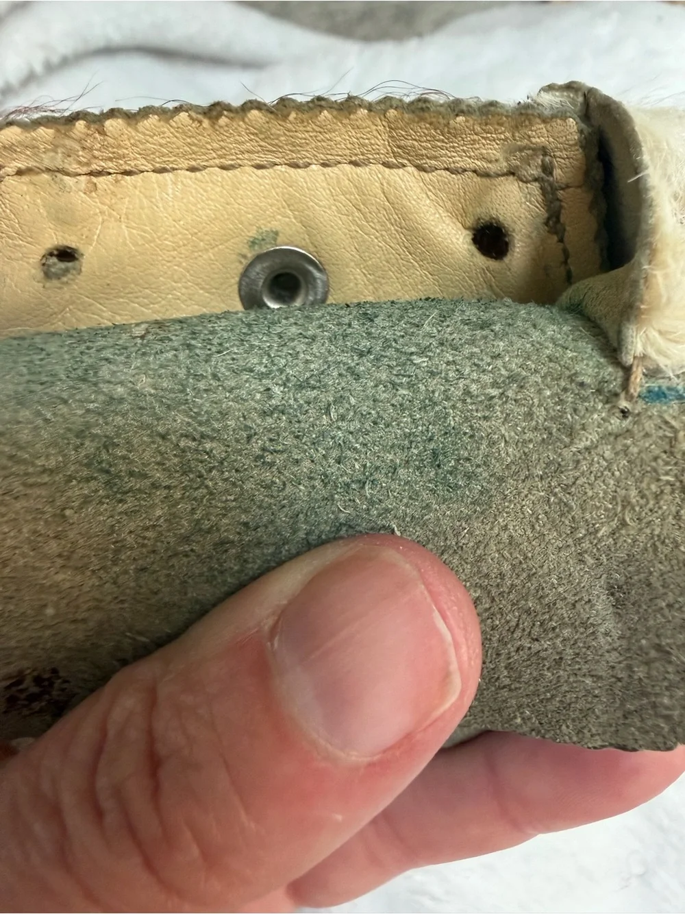 Vintage Springbok Antelope Hide Coin Purse Pouch – Missing Strap